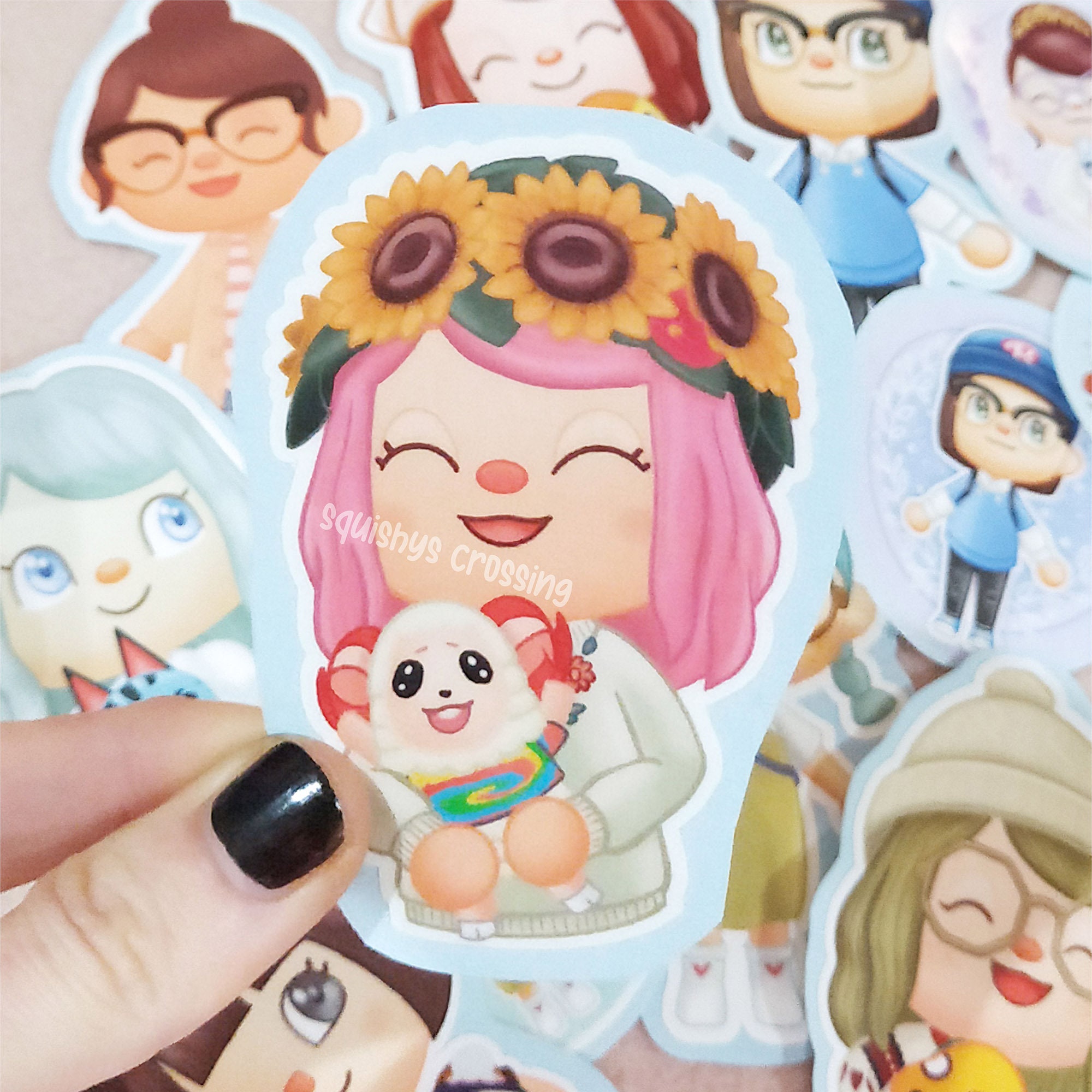 ACNH Character Artwork & Stickers Custom Artwork Stickers Etsy Australia