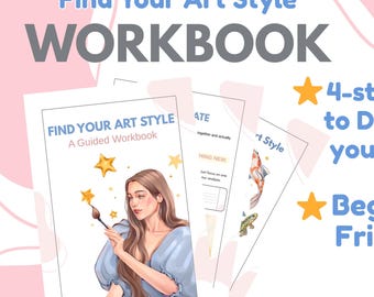 Find Your Art Style - Printable Guided Workbook