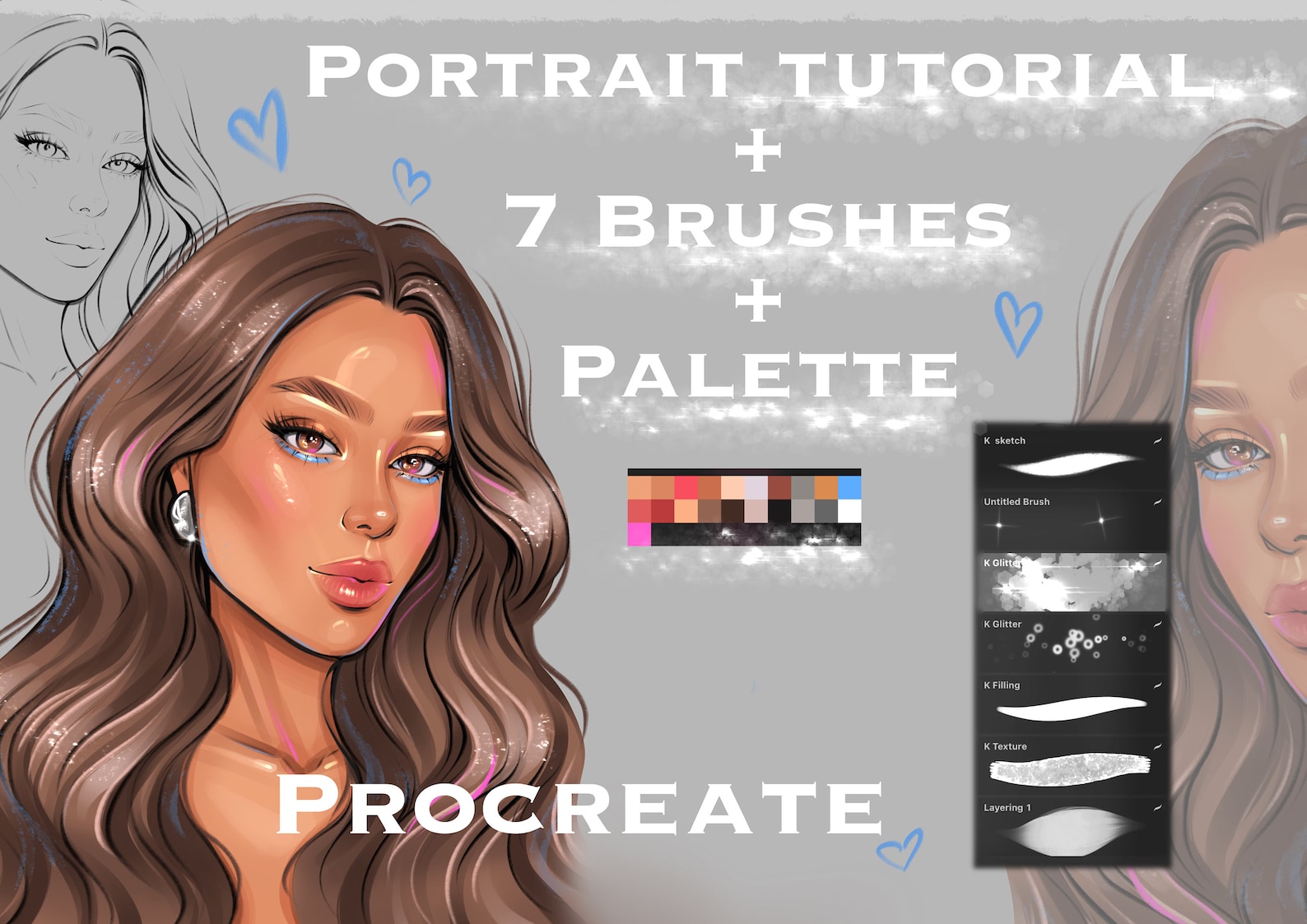 Procreate Brushes Step By Step Tutorial Etsy Procreate Brushes Step By Step Tutorial Etsy