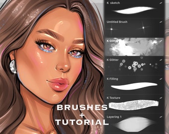 Procreate brushes + step by step tutorial