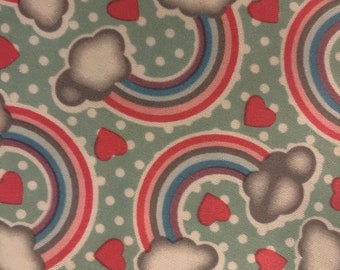 PUL fabric rainbow cloth diapers water-repellent breathable elastic