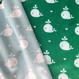 PUL fabric 4 designs selection cloth diapers water-repellent breathable elastic image 6