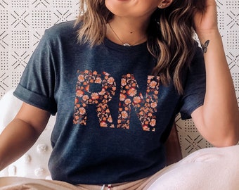 Camisa RN, camiseta de enfermera registrada, camiseta de enfermera, camiseta de enfermería, regalo para enfermera registrada, graduación de RN
