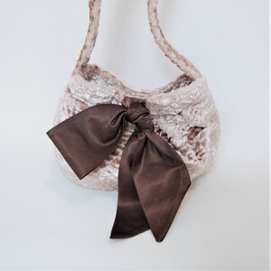 SILVER FUR POUCH eco-friendly bag