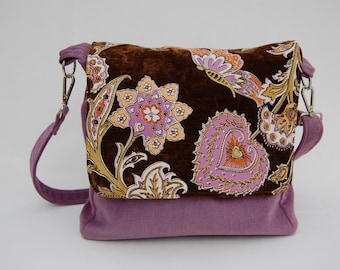 Bandolera MESSENGER TERCIOPELO ecológica