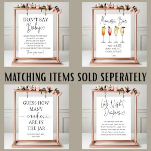 Baby Shower Showdown Game – Baby Shower Games Printable, Fun Baby Shower Game, Baby Shower Activity, Gender Neutral Editable Template image 10