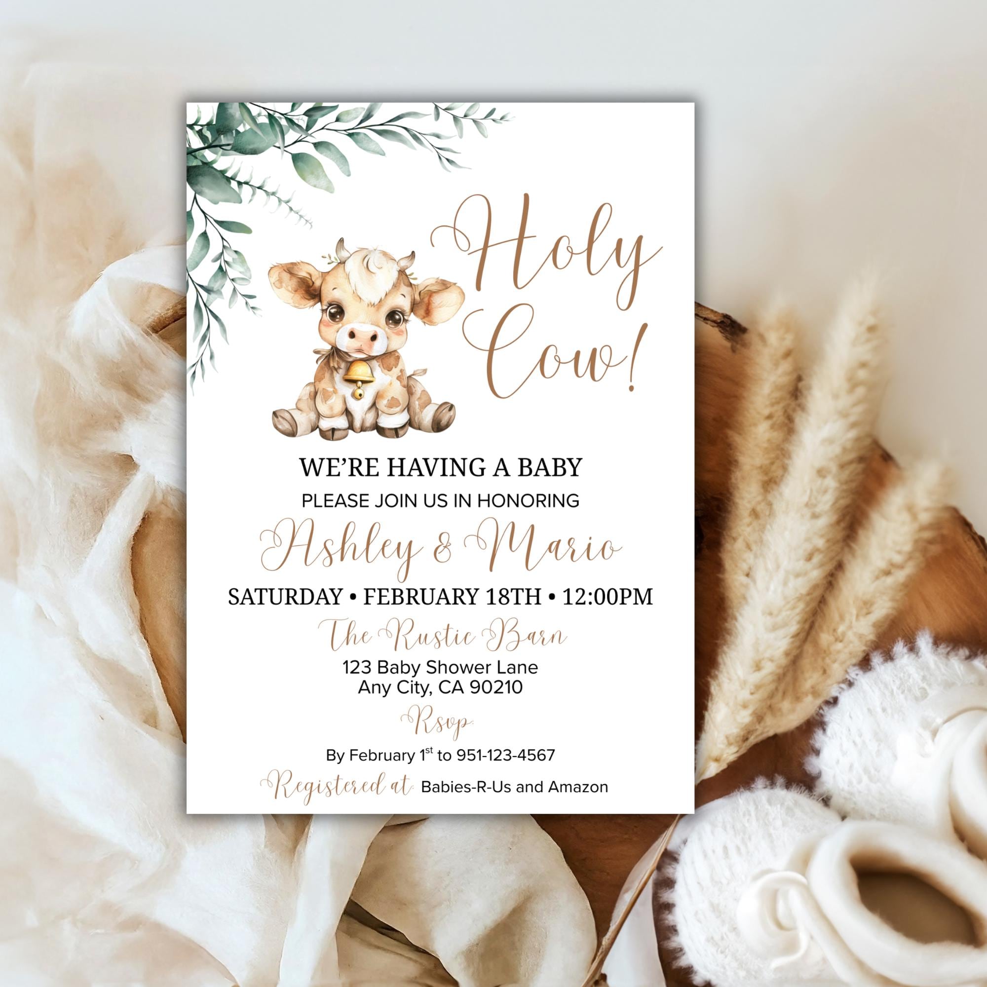 Cow Tickent R Editable Holy Cow Baby Shower Diaper Raffle Sign-tickets , Boy Highland ...