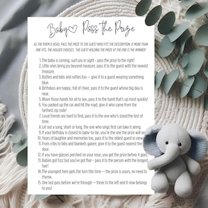 Baby Shower Showdown Game – Baby Shower Games Printable, Fun Baby Shower Game, Baby Shower Activity, Gender Neutral Editable Template image 8