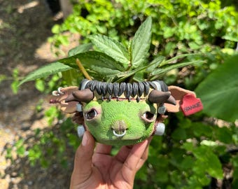 Little Frankenstein Goat Planter