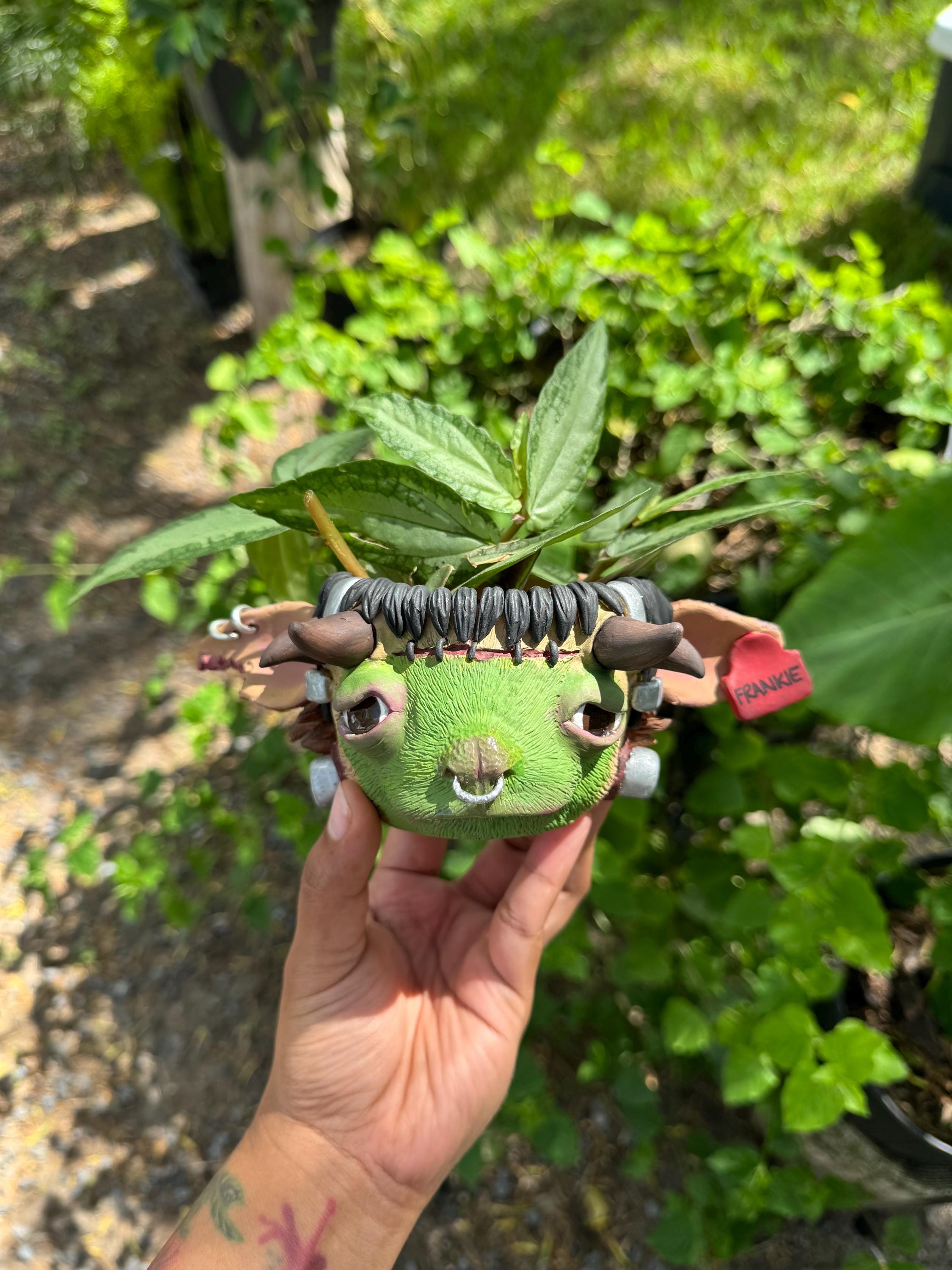 Clay Goat Pot - Etsy