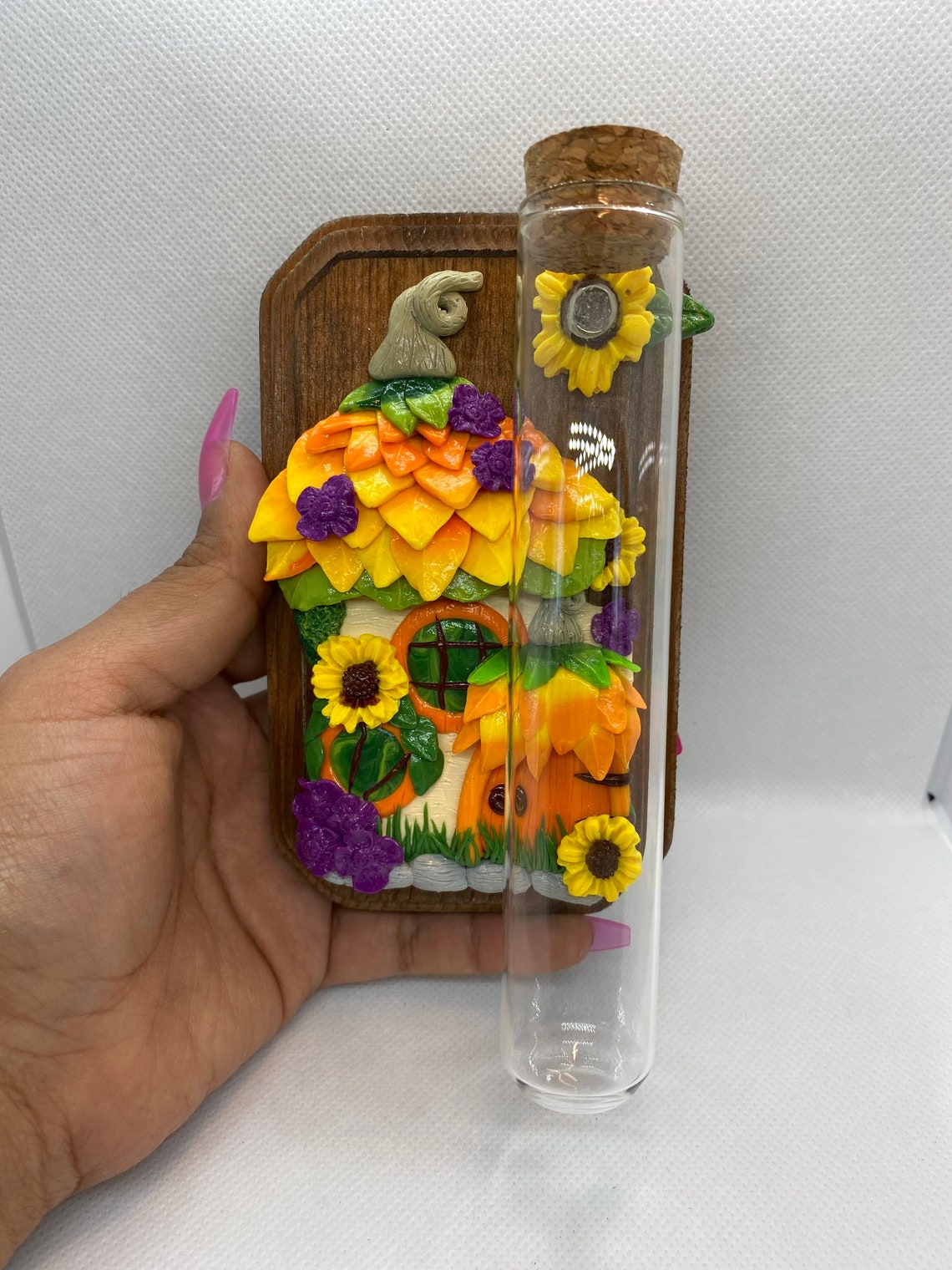 Sunflower fairy house Propagation station | Etsy