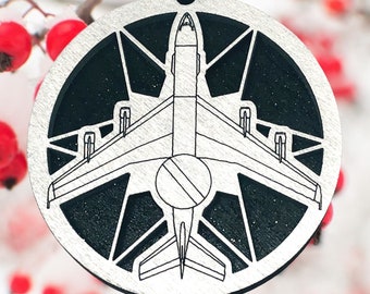 AWACS Military Aircraft Ornament Air Force Army Navy Marines Veteran Holiday Gift