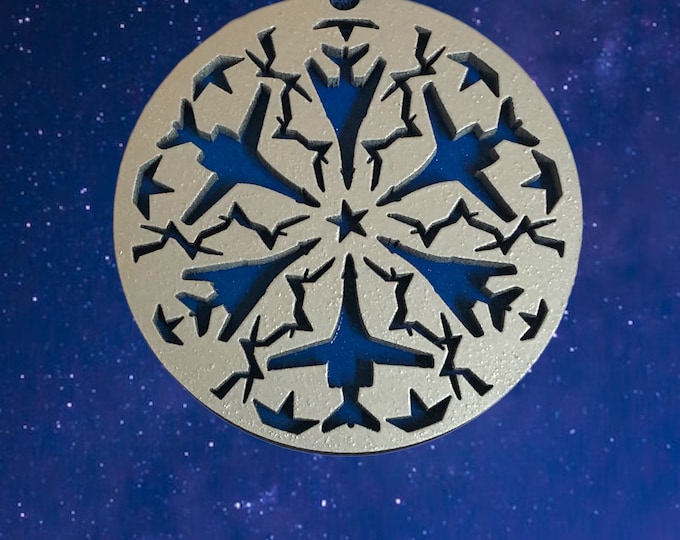 B1 LANCER Military Aircraft Holiday Ornament Air Force Army Marines Navy Veteran Christmas Gift