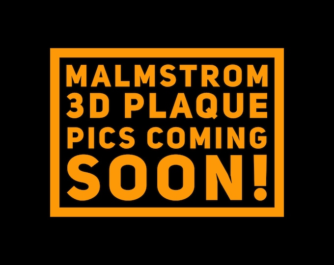 MALMSTROM Air Force 3D Wood Plaque Custom Personalized PCS Retirement Gift Veteran Army Navy Space Force