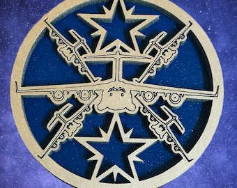 C17 C 17 Globemaster Military Christmas Ornament Army Navy Marines Air Force Space Force Veteran Holiday Gift