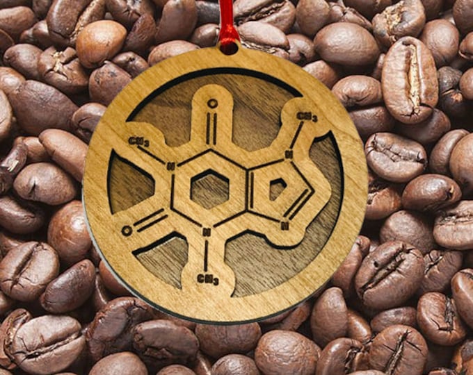 CAFFEINE COFFEE Endocrinology Endocrinologist Christmas Ornament Holiday Gift