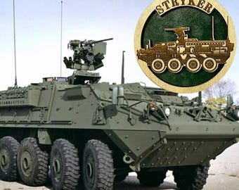 STRYKER Tank Military aircraft Christmas ornament Air Force Army Navy Marines space force veteran holiday gift