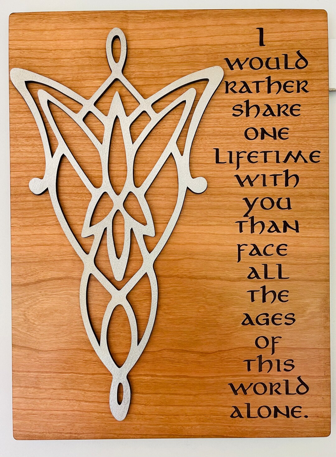 EVENSTAR ARWYN Necklace LOTR Wood Art Gifts for Her Etsy
