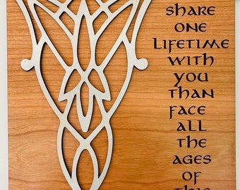 EVENSTAR ARWYN Necklace LOTR Wood Art Gifts for her