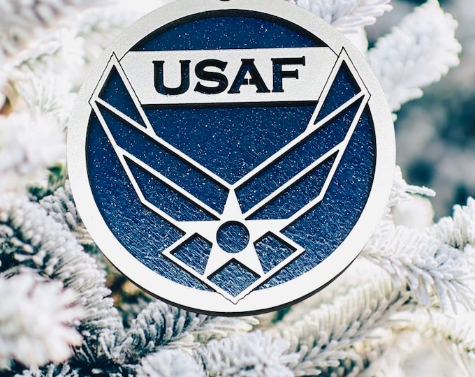 USAF Air Force Military Christmas Ornament Holiday Gift