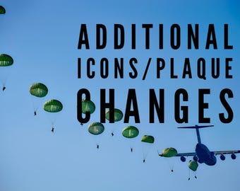 Additional Icons and Plaque Changes