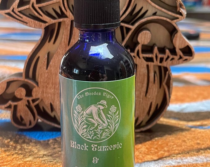 BLACK TUMERIC and Black Peppercorn TINCTURE 2oz