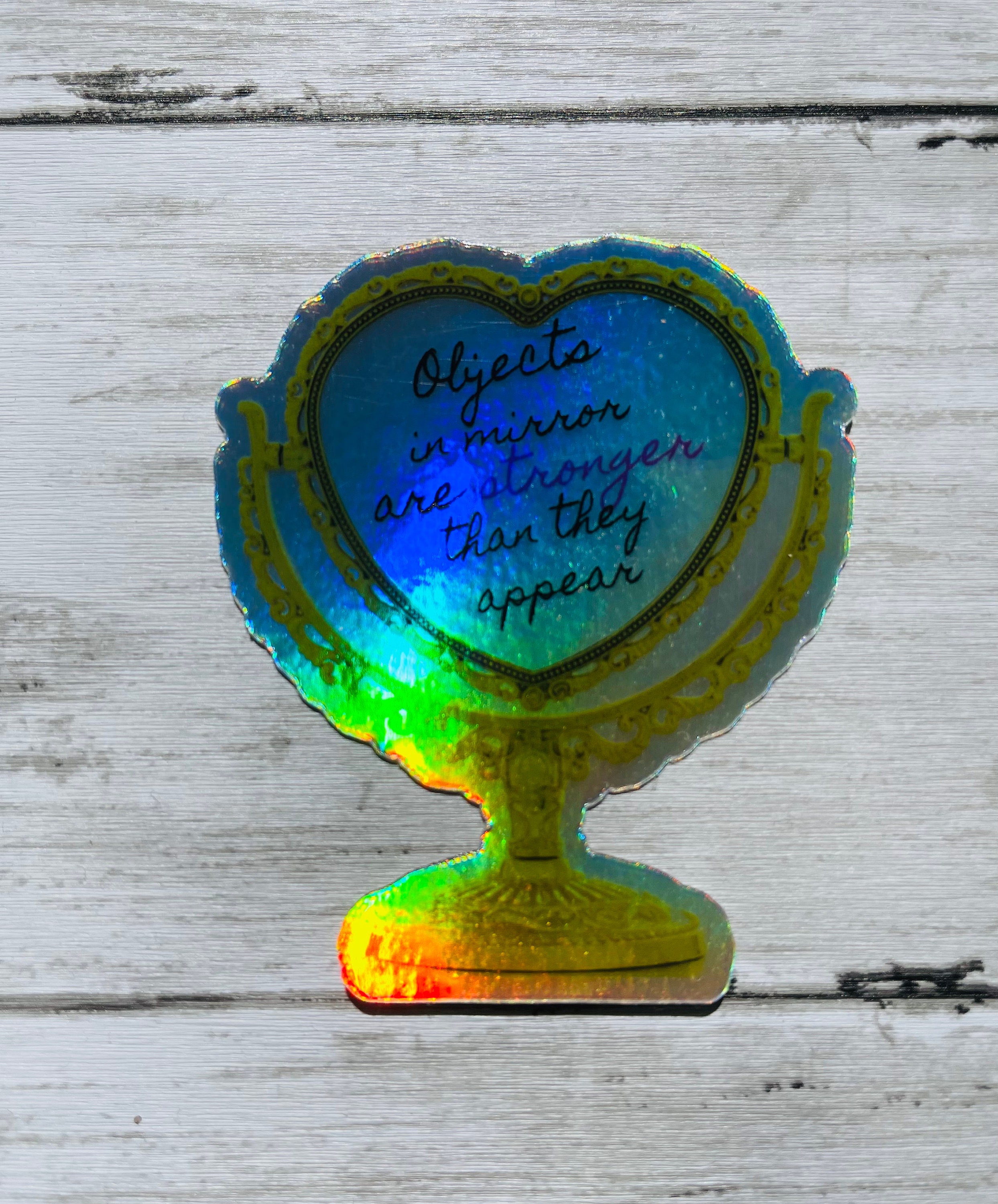 Objects In Mirror Sticker Etsy.de