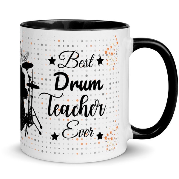 Drumleraar mok, Drumleraar cadeau, Beste Drumleraar, Drumleraar geschenken, Drumleraar waardering, Drummer koffiemok