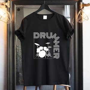 Drummer T-Shirt, Drumming TShirt, Drums Tee, Drummer Gifts, Drums TShirt, Drummer Musicians T-Shirt, Drums Gift for Men Women Unisex Shirt