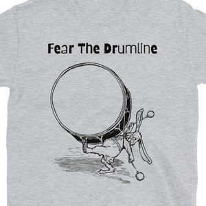 Drum line T-Shirt, Marching Band Drums T-Shirt, Band Camp Drummer Tee, Unisex Drum Line T-Shirt, Drumline T-Shirt Bass Drummer