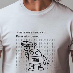 Sudo Make Me A Sandwich T-Shirt Funny Coder Linux Command Tee Christmas Gift For Coders Funny Coding Tee Coder Shirt Gift