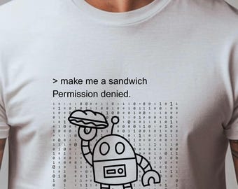 Sudo Make Me A Sandwich T-Shirt Funny Coder Linux Command Tee Christmas Gift For Coders Funny Coding Tee Coder Shirt Gift