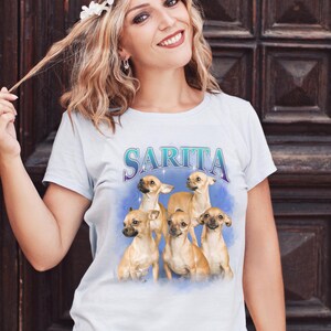 Bootleg Photo Shirt Custom Vintage Tee Personalized Tshirt, Retro Shirt 90&#39;s Tee Personalized T Shirts Custom Shirt Gift