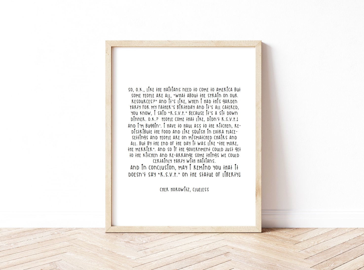 Clueless Printable - Cher Horowitz
