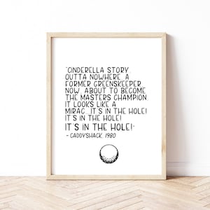 Caddyshack Printable - It&#39;s In The Hole!