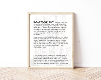 Tower of Terror Printable - Hollywood Tower Hotel