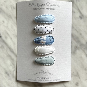 Pretty hair clips, Snap clips, Baby hair clips, Toddler hair clips, Fringe clips image 8