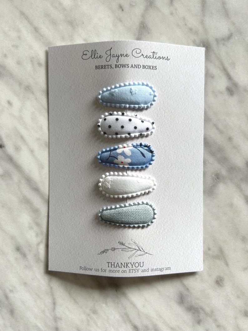 Pretty hair clips, Snap clips, Baby hair clips, Toddler hair clips, Fringe clips image 8