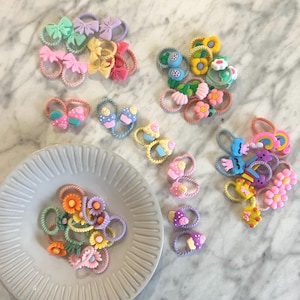 Girls hair bobble / Girls hair tie / girls hair elastic / baby hair bobble / fun hair tie