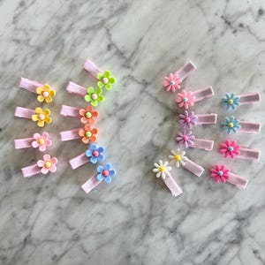 Pretty hair clips, crocodile clips, Baby hair clips, Toddler hair clips, Fringe clips