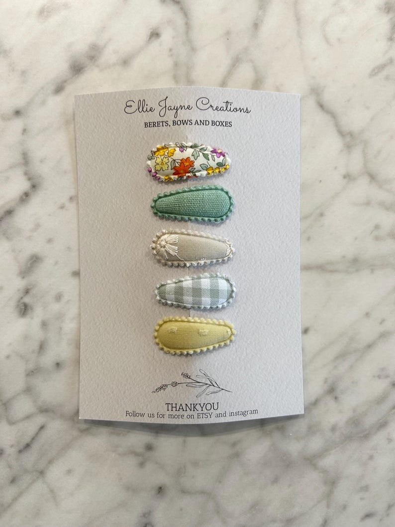 Pretty hair clips, Snap clips, Baby hair clips, Toddler hair clips, Fringe clips greens