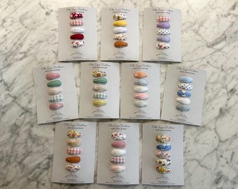 Pretty hair clips, Snap clips, Baby hair clips, Toddler hair clips, Fringe clips