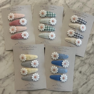 Pretty hair clips, Snap clips, Baby hair clips, Toddler hair clips, Fringe clips