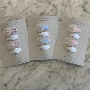 Pretty hair clips, Snap clips, Baby hair clips, Toddler hair clips, Fringe clips