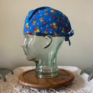 I Love The Cube Mens Surgical Cap/Scrub Cap/Scrub hat for men/scrub hats
