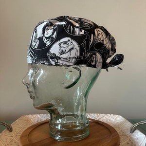 Star Wars Black and White Mens Surgical Cap/Scrub Cap/Scrub hat for men/scrub hats