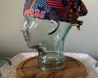 MLB Houston Astros Surgical Scrub Cap: Men's Scrub Hat