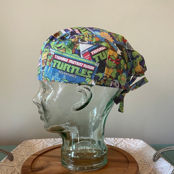 Gorro quirúrgico para hombre Turtle Ninjas