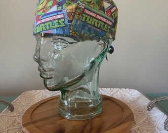 Turtles Surgical Scrub Cap: Men's Scrub Hat