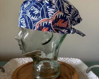 MLB Mets Surgical Scrub Cap: Men's Scrub Hat